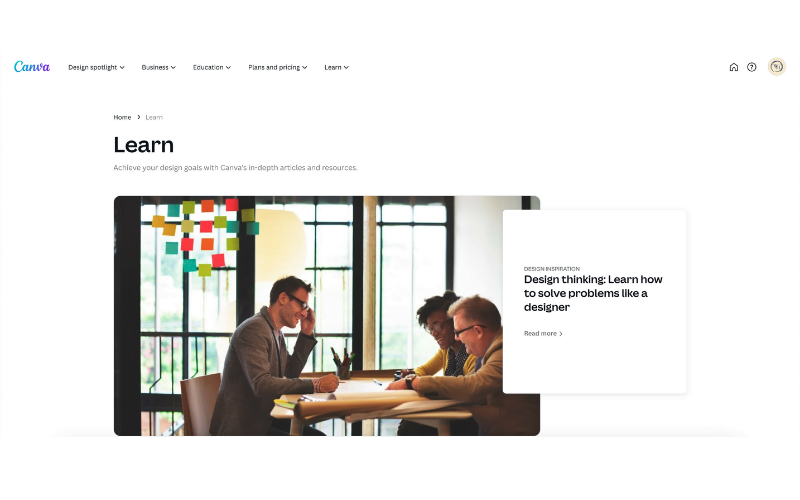 Canva vs. Adobe Photoshop: Canva Blog and Learning